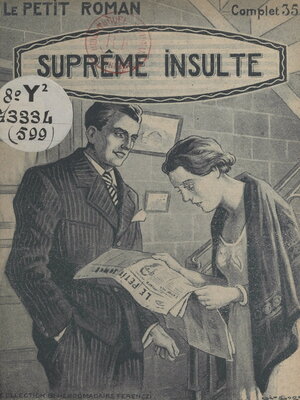 cover image of Suprême insulte